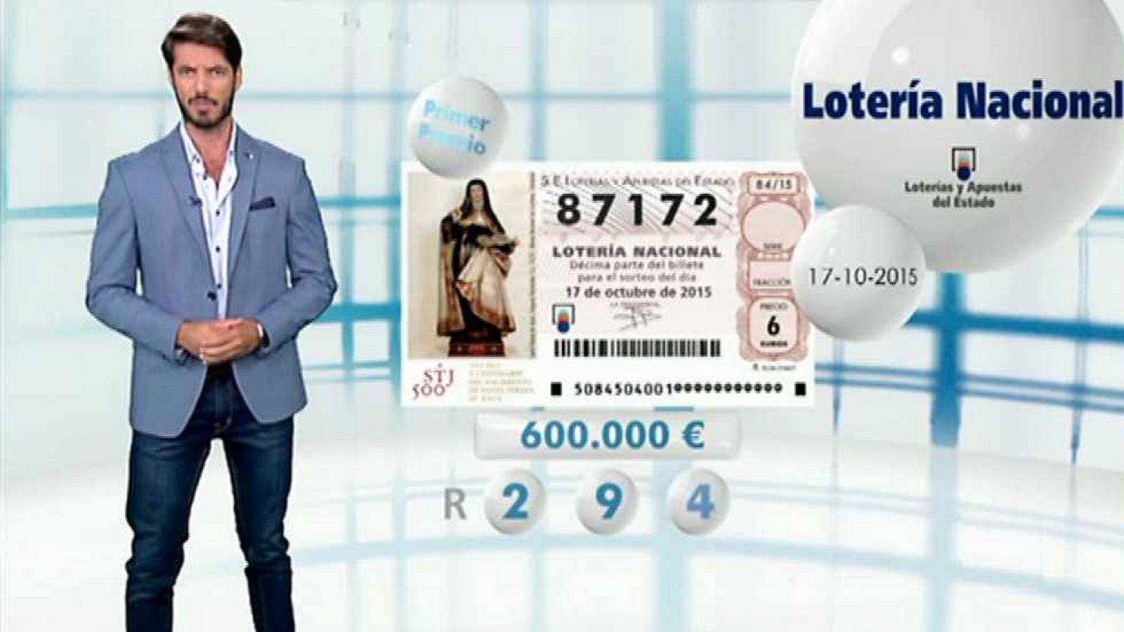 Lotería Nacional - 17/10/15 - Ver ahora