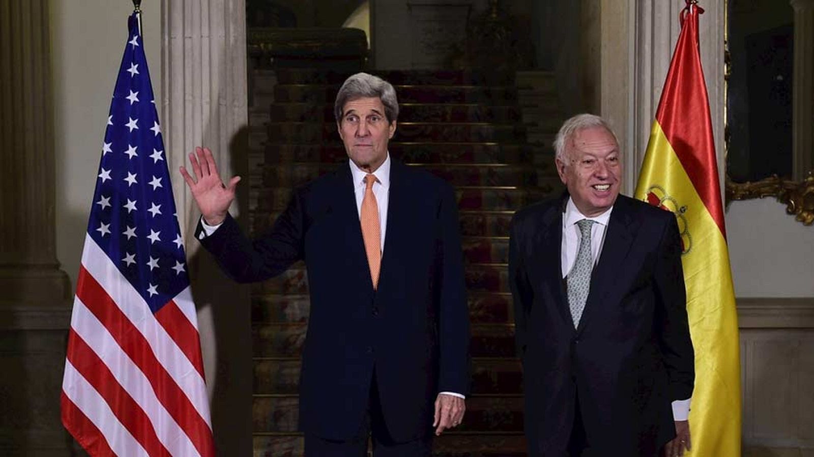 Primera visita de John Kerry a España