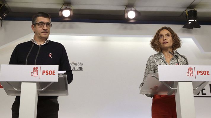 Telediario 1 - El PSOE ha aprobado el borrador de su programa electoral que ahora estudiaran sus bases