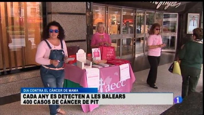 Informatiu Balear - A les Illes es detecten 400 casos nous de càncer de mama cada any.