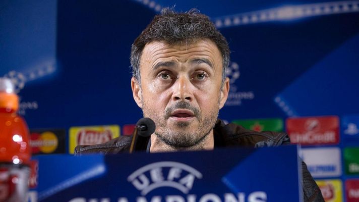 Telediario 1 - Luis Enrique: "No necesitamos más líderes, tenemos a Messi"