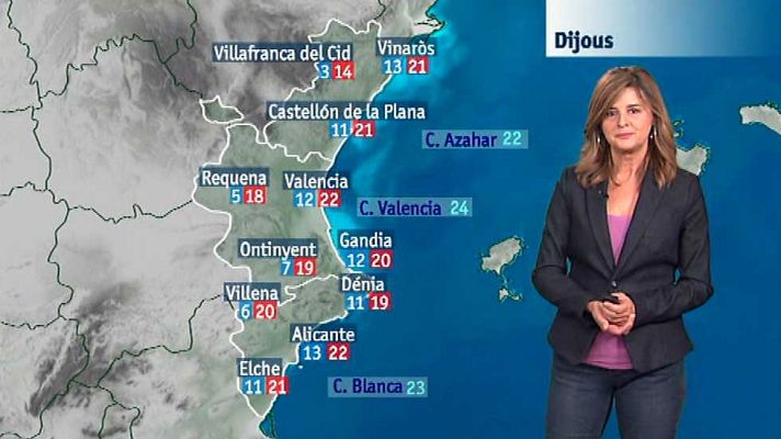L'informatiu - Comunitat Valenciana - El tiempo en la Comunidad Valenciana - 21/10/15