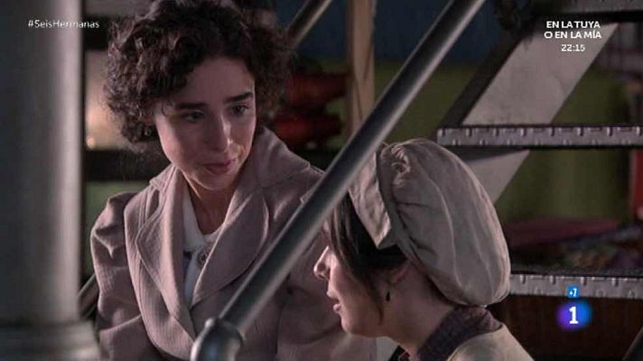 Seis hermanas - Petra le confiesa a Celia que está enamorada de Bernardo