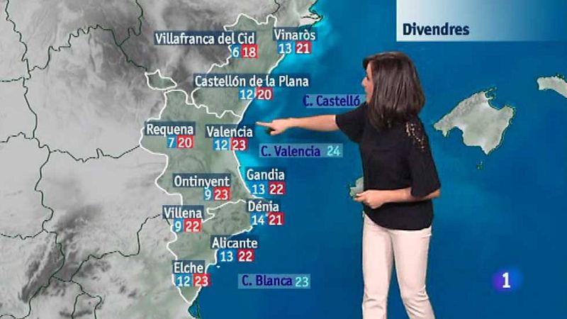 El tiempo en la Comunidad Valenciana - 22/10/15 - Ver ahora