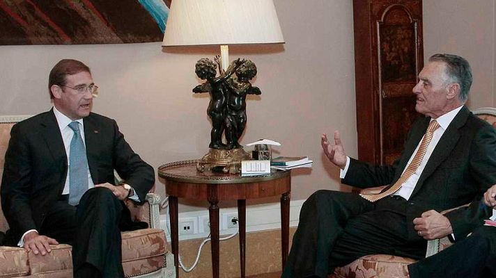 Telediario 1 - El presidente portugués encarga el Gobierno a Passos Coelho