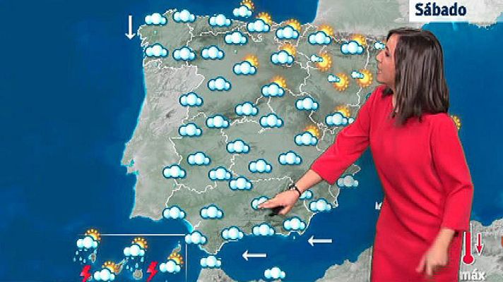 El tiempo - Lluvias localmente fuertes en Canarias