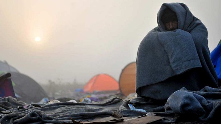 Telediario 1 - El frío se convierte en el peor enemigo de los refugiados