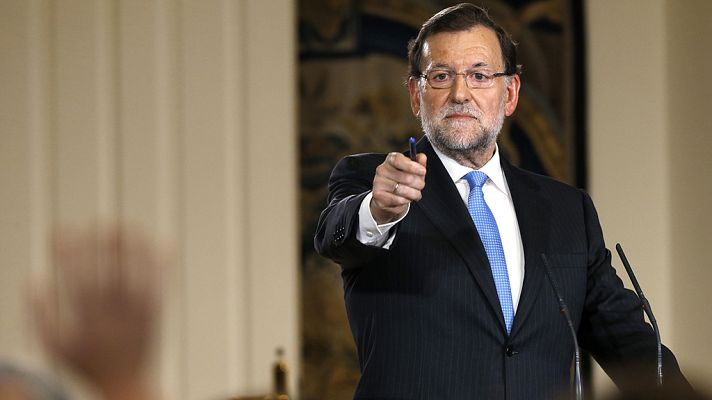Telediario 1 - Rajoy habla de una legislatura de "profunda transformación", a pesar del secesionismo catalán y la corrupción