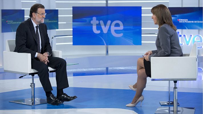 Especiales informativos - Entrevista a Mariano Rajoy en TVE