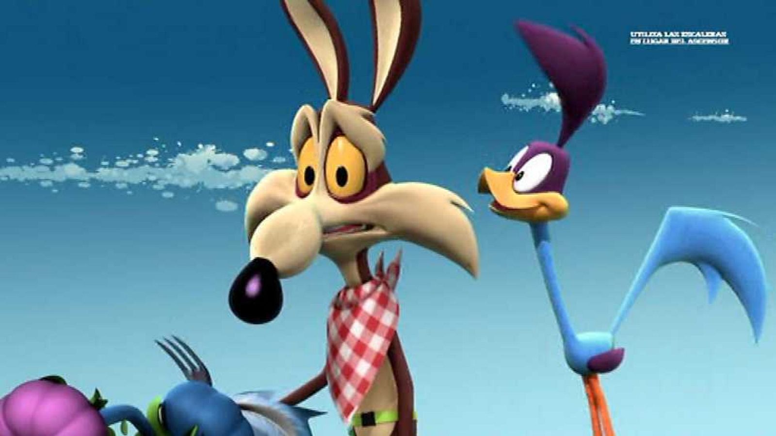 Caída sobre el trasero (Correcaminos y Coyote) - El show de los Looney Tunes | Ver