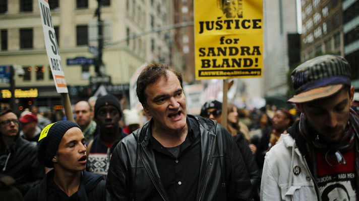 Telediario 1 - Los policías de Nueva York quieren boicotear las películas de Tarantino por llamarles asesinos en una manifestación