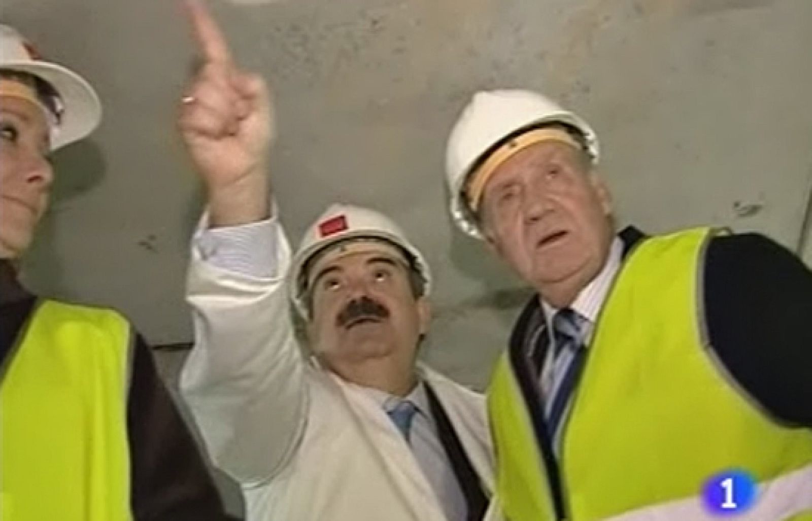 El Rey viaja en tuneladora