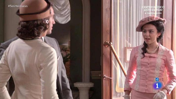 Seis hermanas - Elisa pilla a Adela y Germán besándose