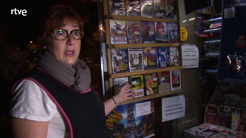 Cristina Anés, presidenta de la Asociación de Vendedores de Prensa de Barcelona