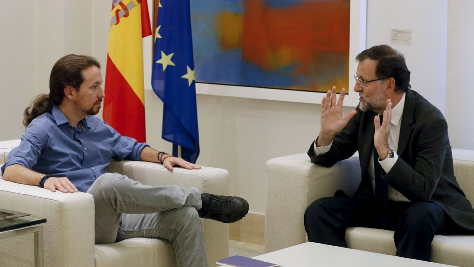 Iglesias insiste en el referéndum en Cataluña y acusa a PP, PSOE y C's de crear un nuevo "frente inmovilista" - Informativo 24h | Ver