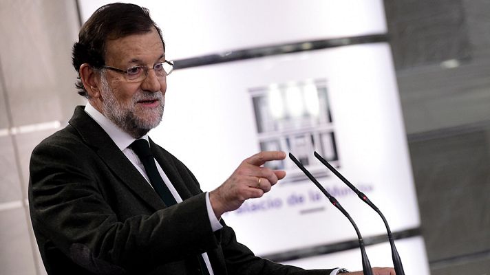 Telediario 1 - Rajoy insta a los partidos a buscar "lo que nos une" sin "debates estériles"