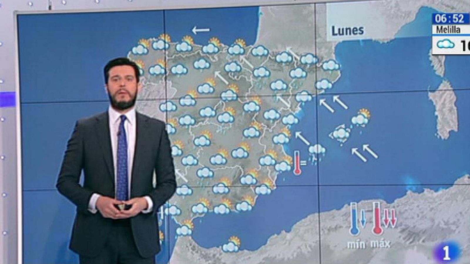 Fuerte temporal de lluvia y viento en toda la península - El tiempo | Ver
