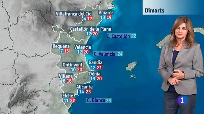 L'informatiu - Comunitat Valenciana - El tiempo en la Comunidad Valenciana - 02/11/15