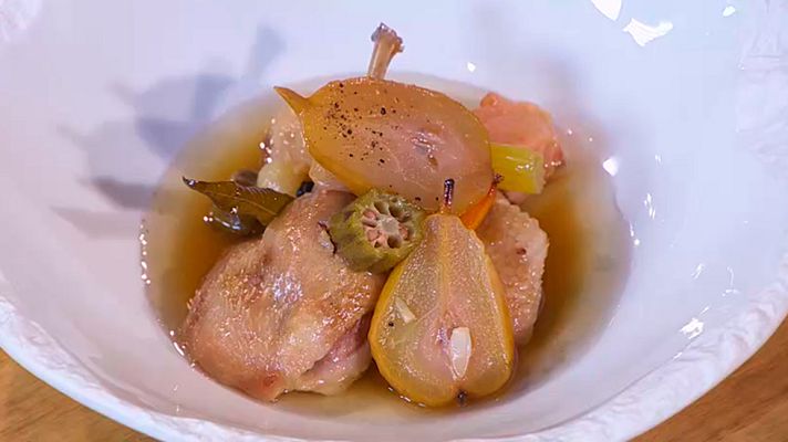 Torres en la cocina - Pato con peras