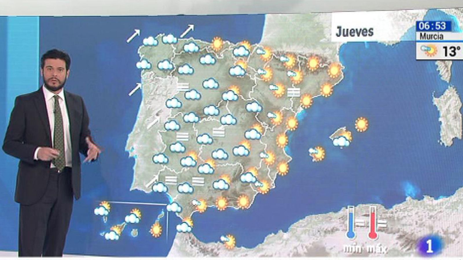 Nubes y claros con una ligera subida de las temperatura - El tiempo | Ver