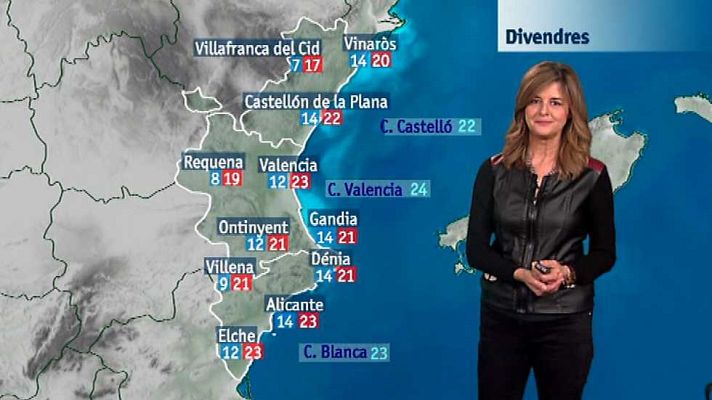 L'informatiu - Comunitat Valenciana - El tiempo en la Comunidad Valenciana - 05/11/15