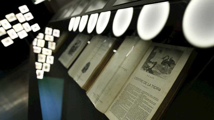 Telediario 1 - La literatura de Julio Verne en la Fundación Telefónica de Madrid