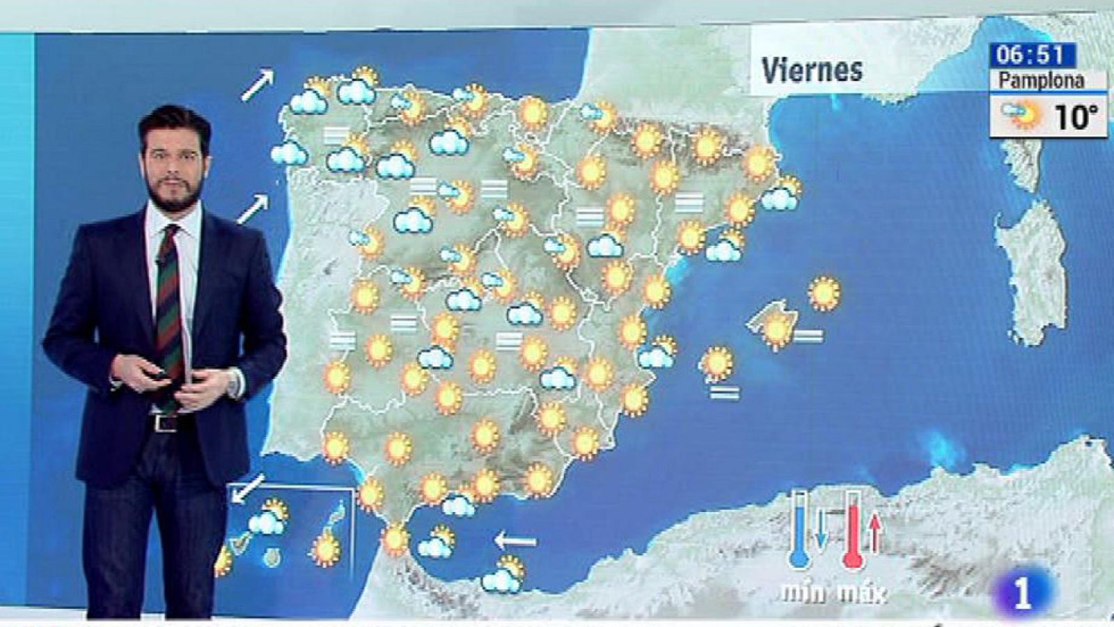 Ascenso de las temperaturas diurnas en la mayor parte de la península - El tiempo | Ver