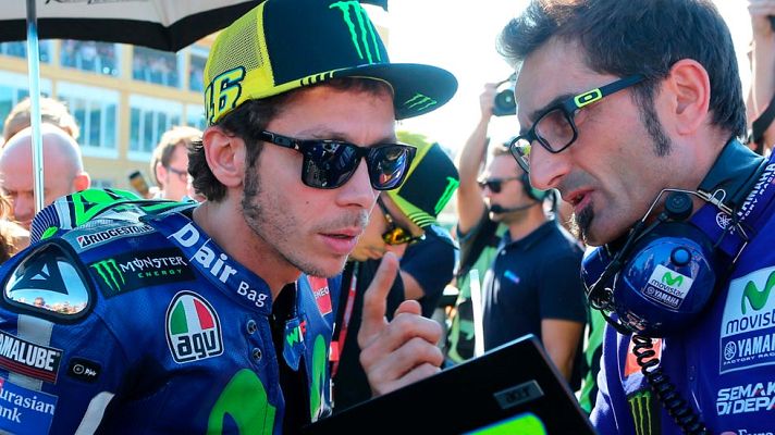 Telediario 1 - Rossi acusa a Márquez de haber sido "el guardaespaldas" de Lorenzo