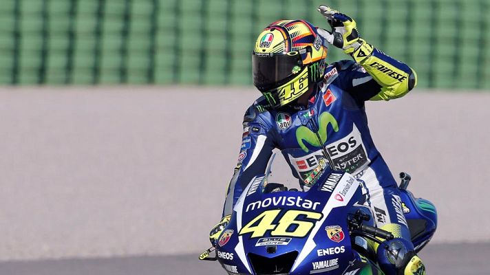 Telediario 1 - Rossi acusa a Márquez de favorecer a Lorenzo