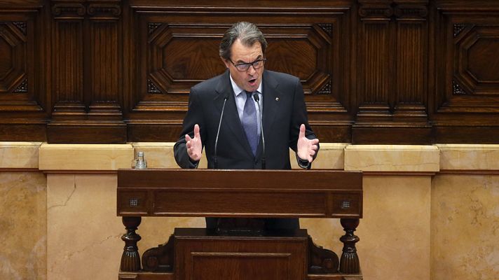  - Mas promete pasar "de la autonomía al Estado" catalán en 18 meses