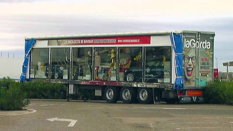 Elaboran una 'macrocesta' de navidad en Navarra valorada en 188.000 euros