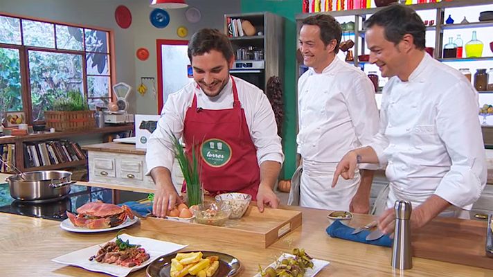 Torres en la cocina - Reto Torres: ¿Qué cocinamos con huevos y txangurro?