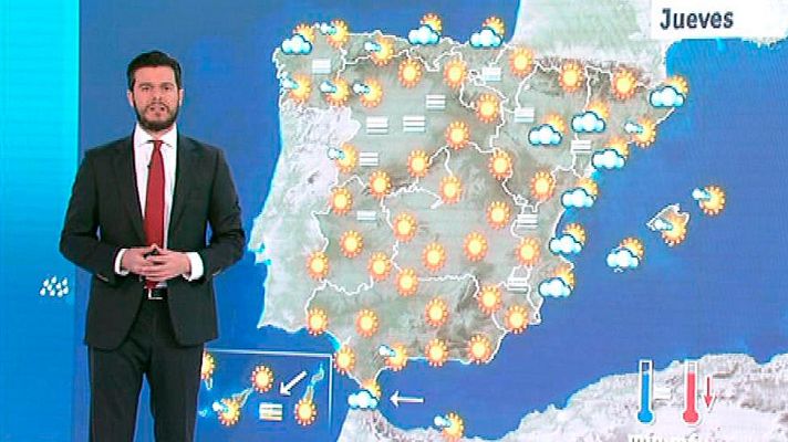 El tiempo - Continúa el tiempo estable y despejado en la Península