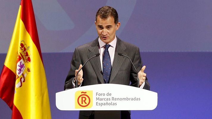 Telediario 1 - El rey: "La Constitución prevalecerá. Que nadie lo dude"