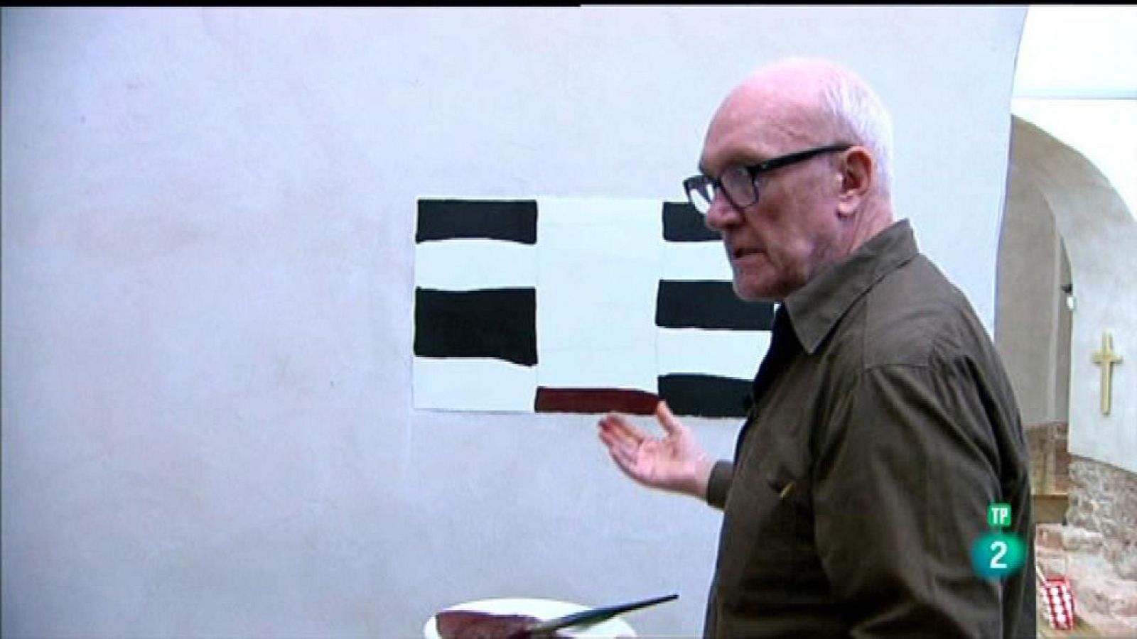 Sean Scully en la capilla de Santa Cecilia de Montserrat