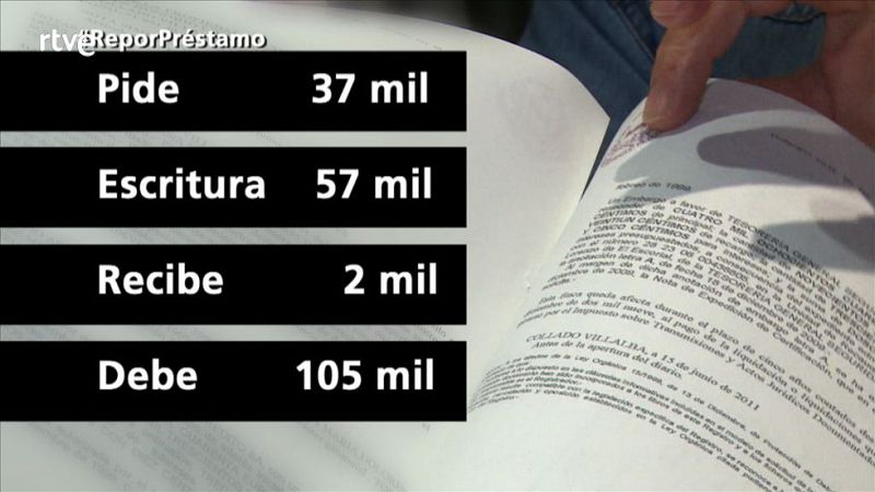A Dolores le dejaron 2 mil euros y ahora debe 105 mil