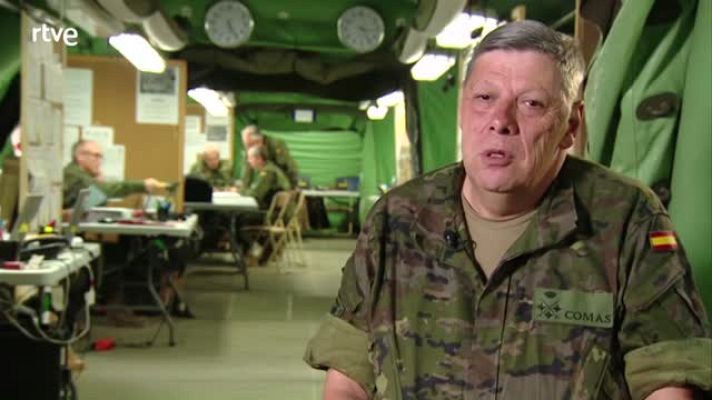 Crónicas - Rafael Comas. Jefe del Cuartel General de Despliegue Rápido de la OTAN en España