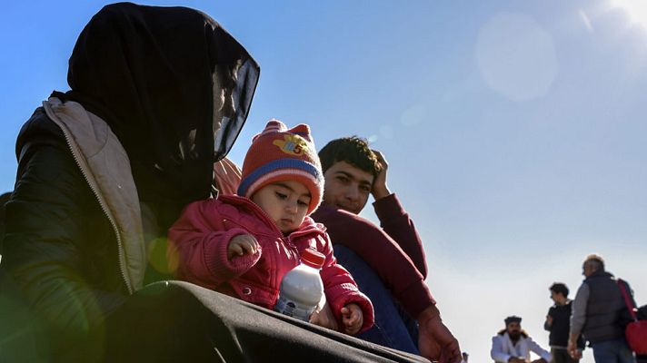 Telediario 1 - Un millón y medio de refugiados sirios permanecen en la ciudad de Latakia, considerada segura