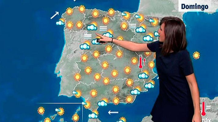 El tiempo - Jornada de anticiclón y temperaturas altas