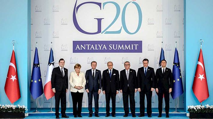 Telediario 1 - Los líderes de las principales economías mundiales mantienen sus diferencias sobre la estrategia a seguir contra el califato en Irak y en Siria