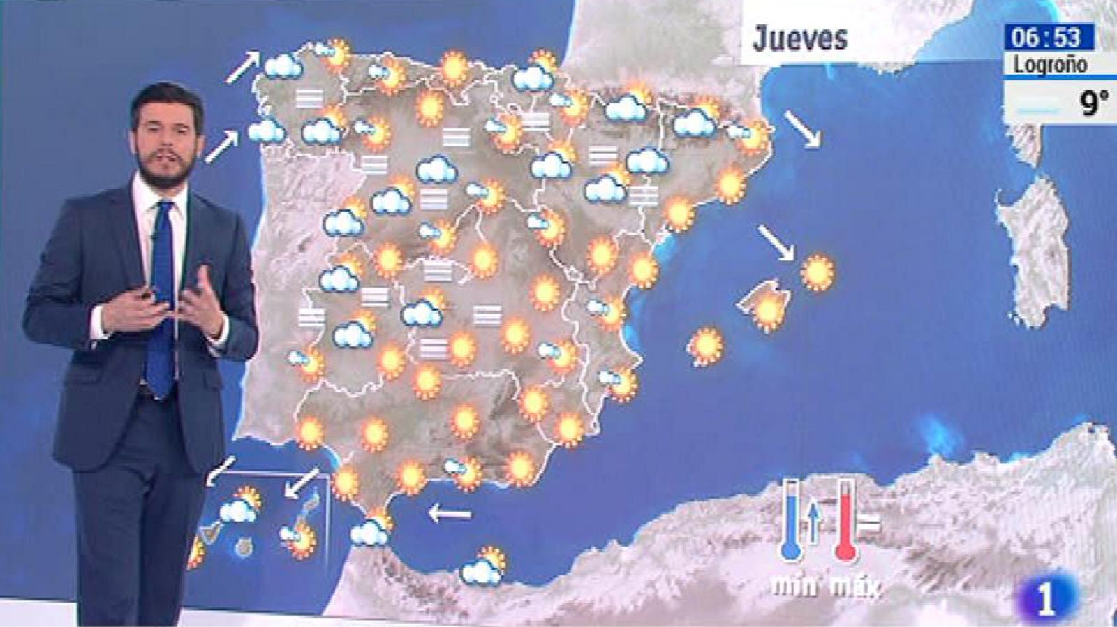 Suben las temperaturas en la meseta sur, el Mediterráneo y Canarias