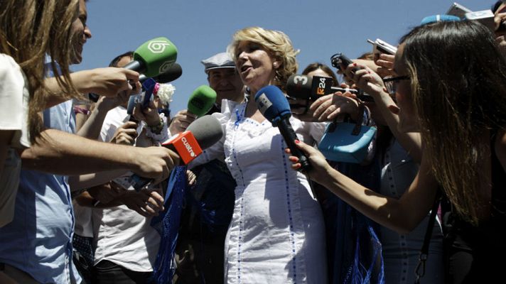 Informativo 24h - Aguirre canta un fragmento de La verbena de la Paloma