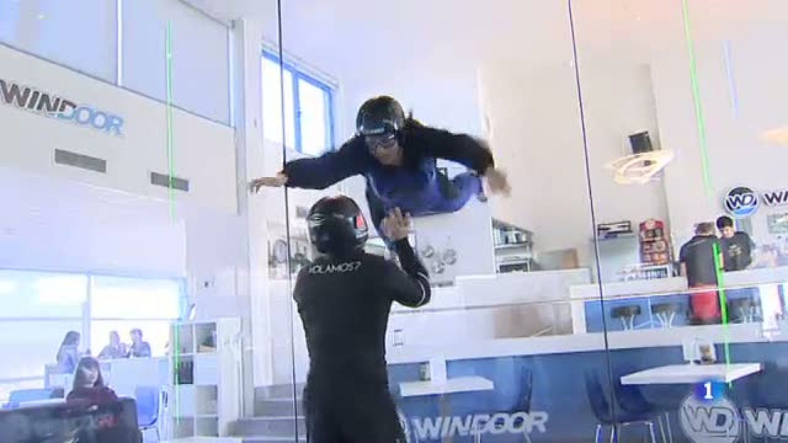 Tres anys de l'únic simulador de caiguda lliure que hi ha a Espanya