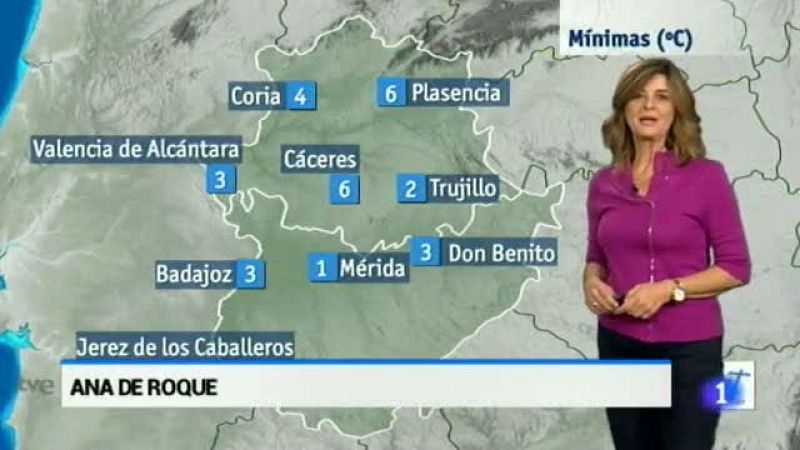 El tiempo en Extremadura - 23/11/15