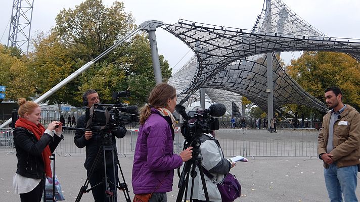 En portada - En Portada: Making Of del programa 'Willkommen refugees. El