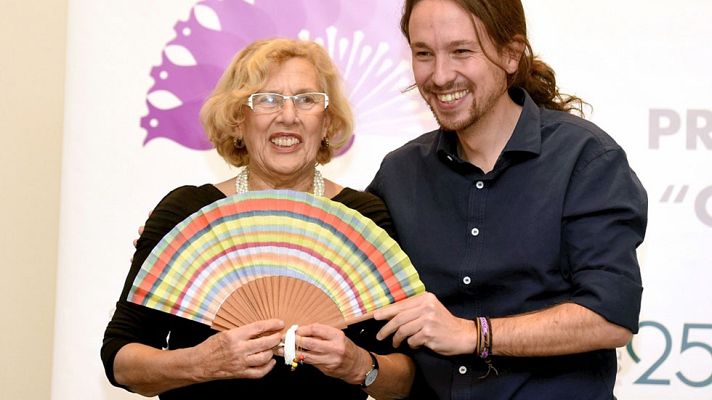Telediario 1 - Carmena matiza sus palabras sobre no volver a presentarse como candidata