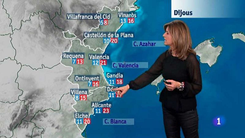 El tiempo en la Comunidad Valenciana - 25/11/15 - Ver ahora