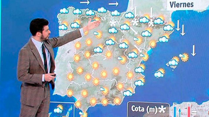 El tiempo - Hoy, viento fuerte en norte y este peninsular además de Baleares