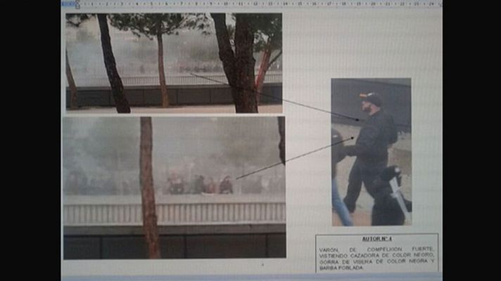 Telediario 1 - Primer aniversario de la reyerta en la que murió el hincha del 'Depor', Jimmy