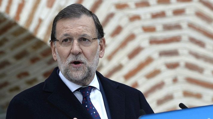 Telediario 1 - Rajoy: "Los españoles necesitan que les dé seguridad"